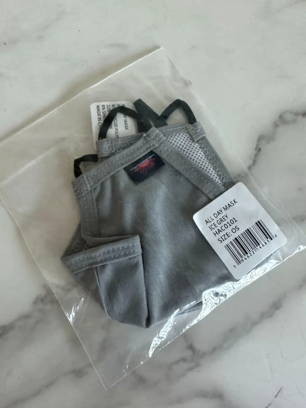 FAHERTY Unisex Gray All Day Face Mask NEW NIP